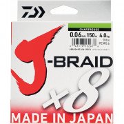 Daiwa J-Braid X8 Verde 300mt 0,28mm